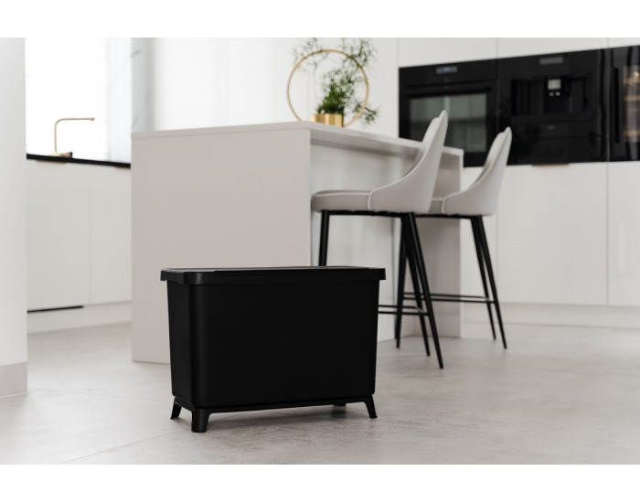 Odpadkový kôš na triedený odpad NKS45W3 30 l - čierna