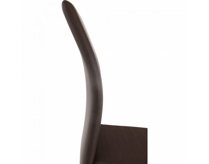 Jedálenská stolička Nobata - tmavohnedá / sivá