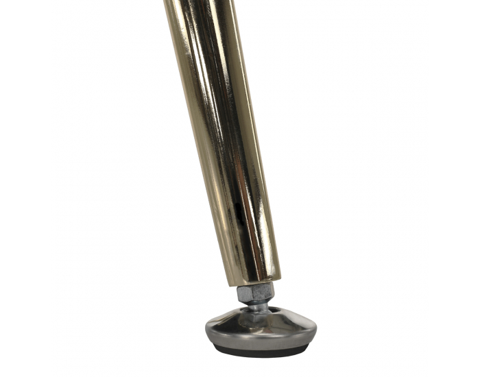 Kreslo Noblin New - ružová (Velvet) / zlatá