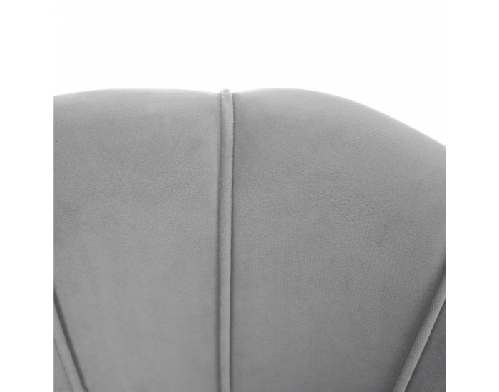 Pohovka Noblin New - sivomodrá (Velvet) / zlatá