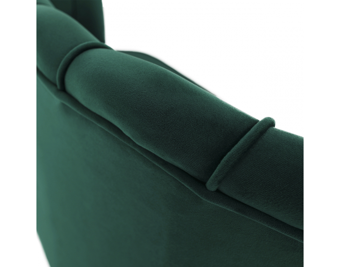 Pohovka Noblin New - smaragdová (Velvet) / zlatá