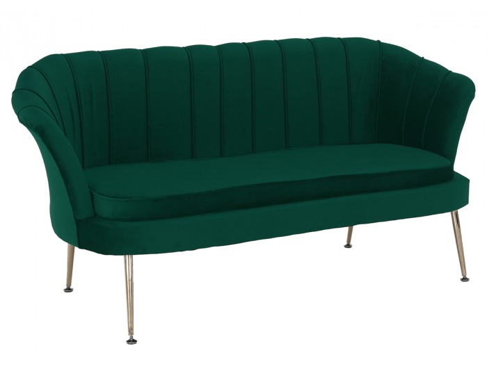 Pohovka Noblin New - smaragdová / zlatá