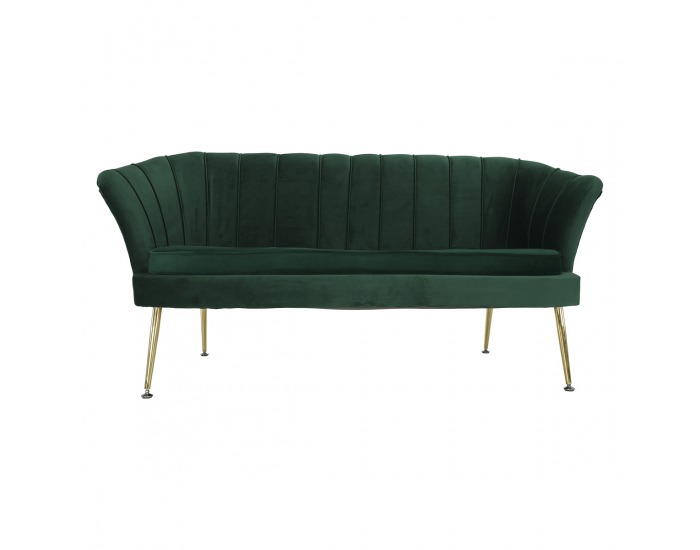 Pohovka Noblin New - smaragdová / zlatá