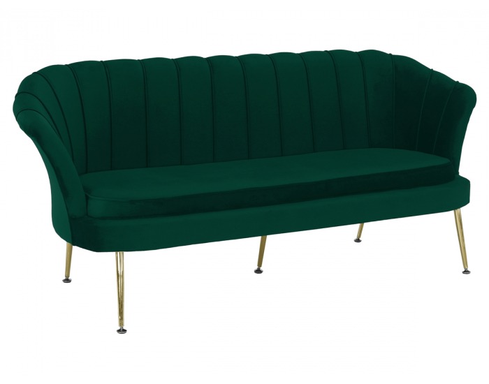 Trojsedačka Noblin New - smaragdová (Velvet) / zlatá