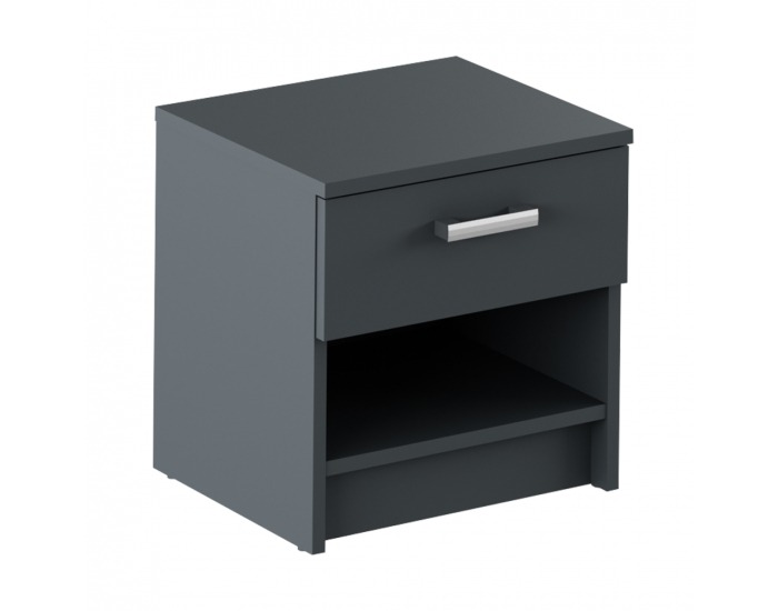 Nočný stolík Alexia - sivá grafit