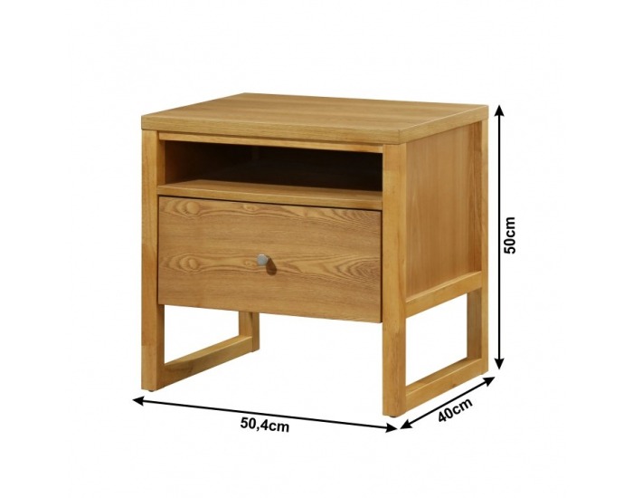 Nočný stolík Irisun - dub