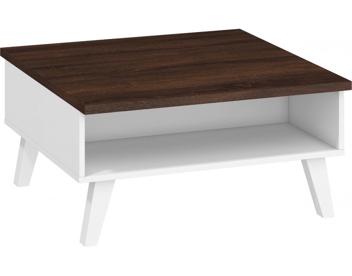 Konferenčný stolík Nordis NOR-06 - sonoma tmavá / biela