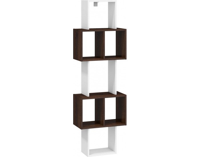 Univerzálna polica Nordis NOR-08 - sonoma tmavá / biela