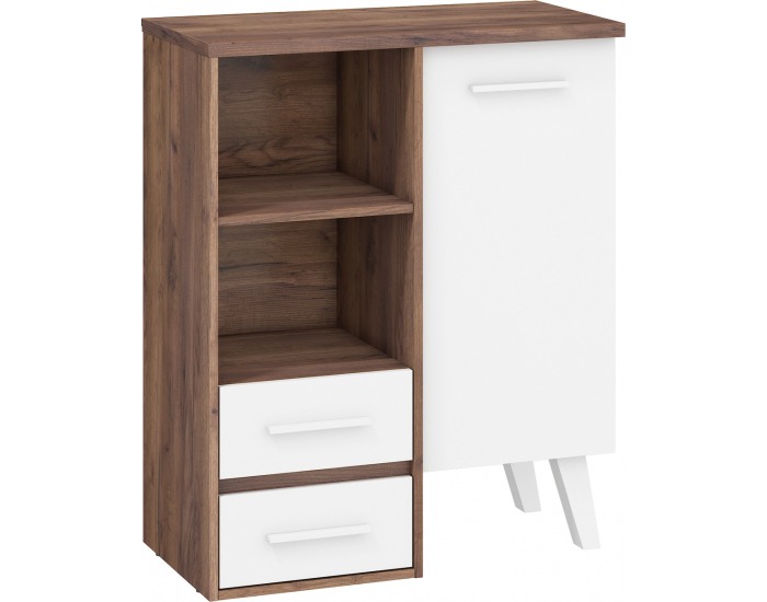 Regál Nordis NOR-10 - craft tobaco / biela