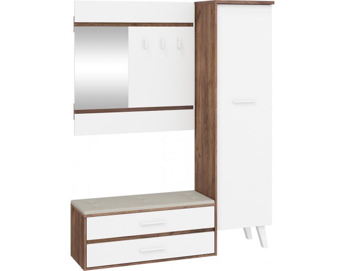 Predsieň Nordis NOR-18 - craft tobaco / biela / béžová