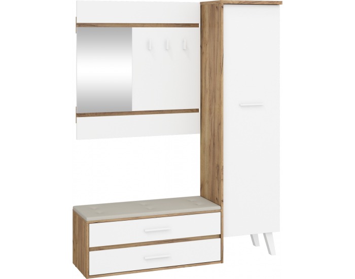 Predsieň Nordis NOR-18 - craft zlatý / biela / béžová