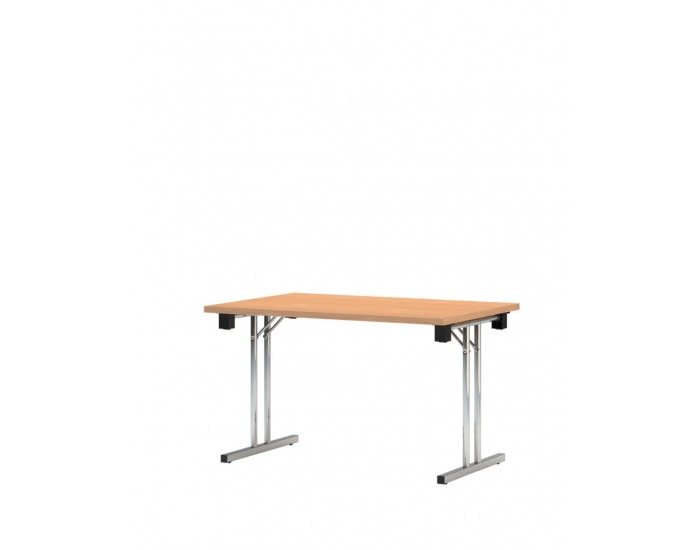 Písací stôl Eryk 200 - buk svetlý / chróm