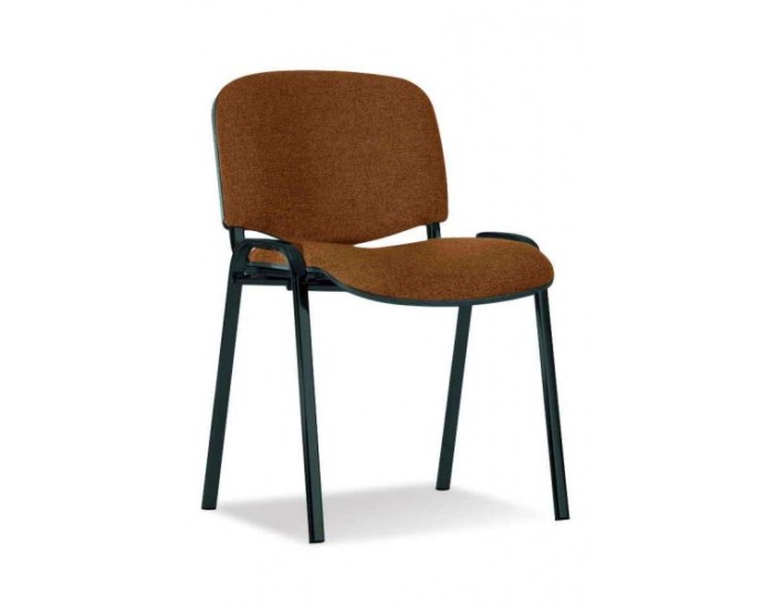 Konferenčná stolička Iso - hnedá látka (C24)