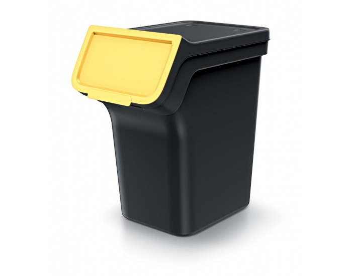 Odpadkový kôš na triedený odpad (4 ks) NPW20S4 20 l - čierna