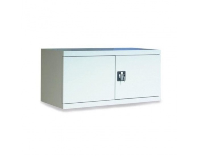 Nadstavba na kancelársku skriňu NSB 1000 - svetlosivá