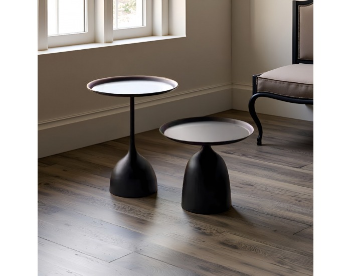 Konferenčný stolík (2 ks) Nubo - čierna