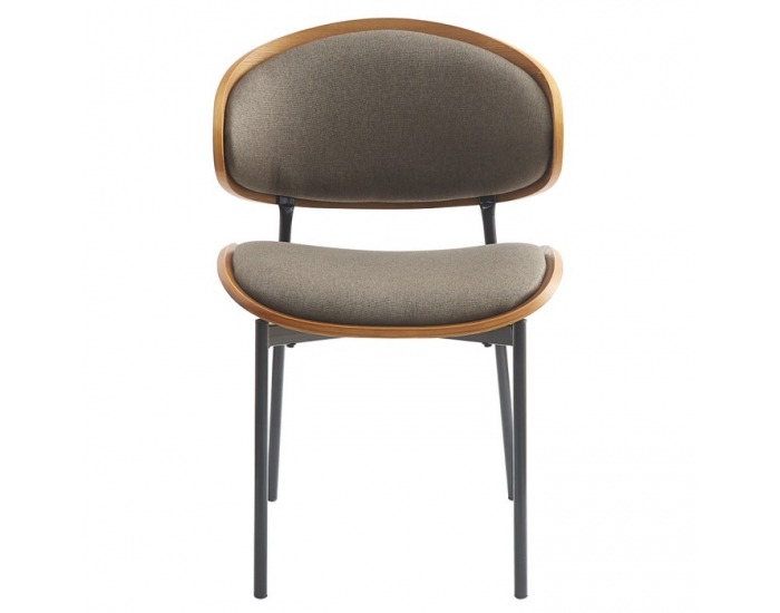 Jedálenská stolička Nuria - hnedá / jaseň / čierna