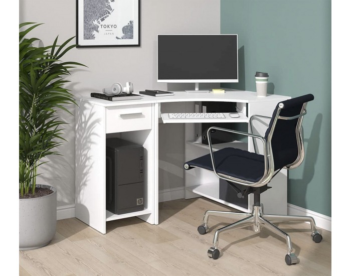 Skrinka k PC stolíku Oderzo - biela