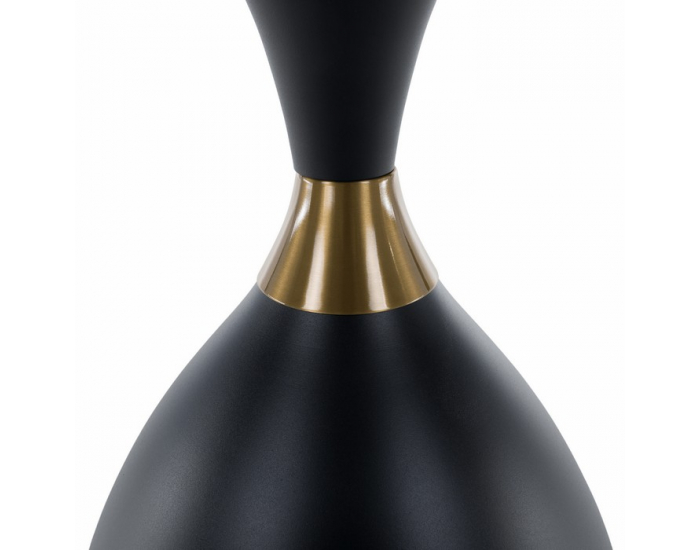 Konferenčný stolík Odis New - biely mramor / čierna