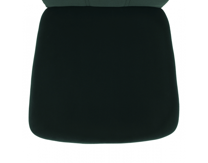 Jedálenská stolička Oliva New - smaragdová (Velvet) / chróm