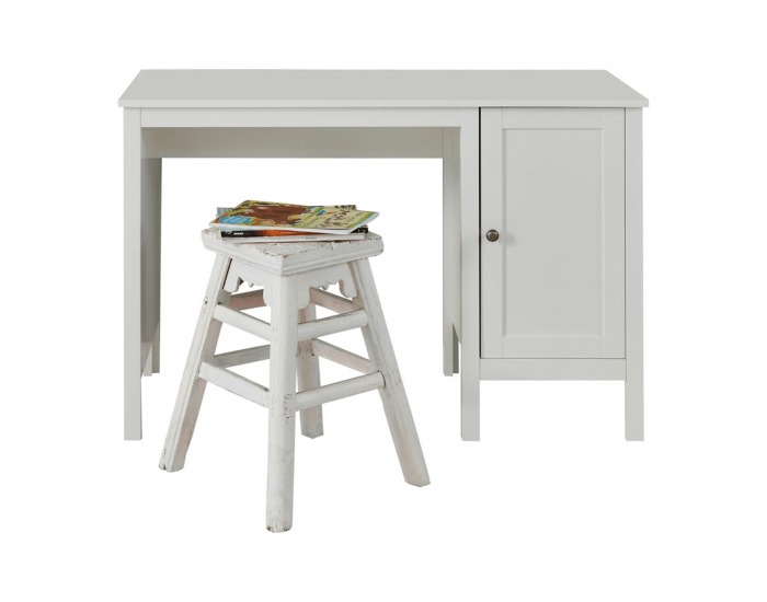 Písací stôl Olje 1D/1155 - biela