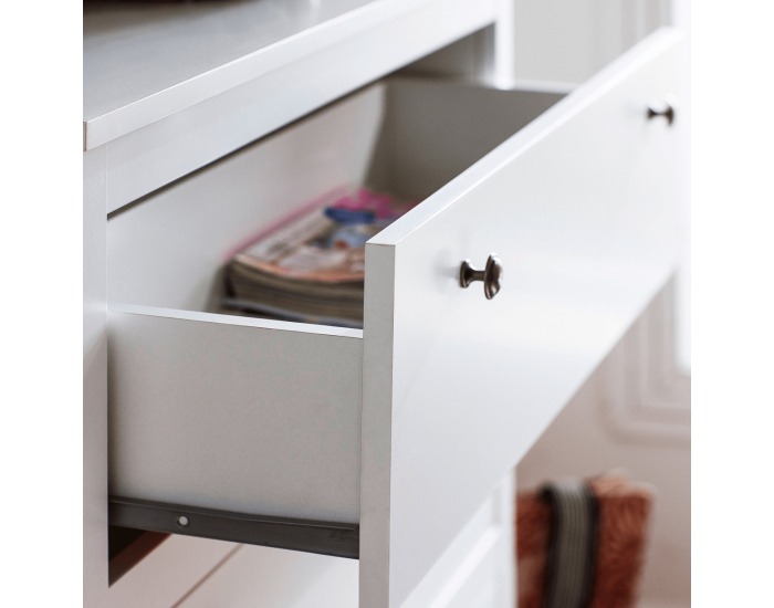 Zásuvková komoda Olje 3S - biela