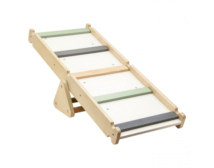 Montessori Piklerovej trojuholník 3v1 Oprin - prírodná / mix farieb