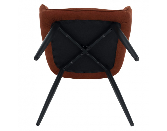 Jedálenské kreslo Oskor - hnedá / čierna