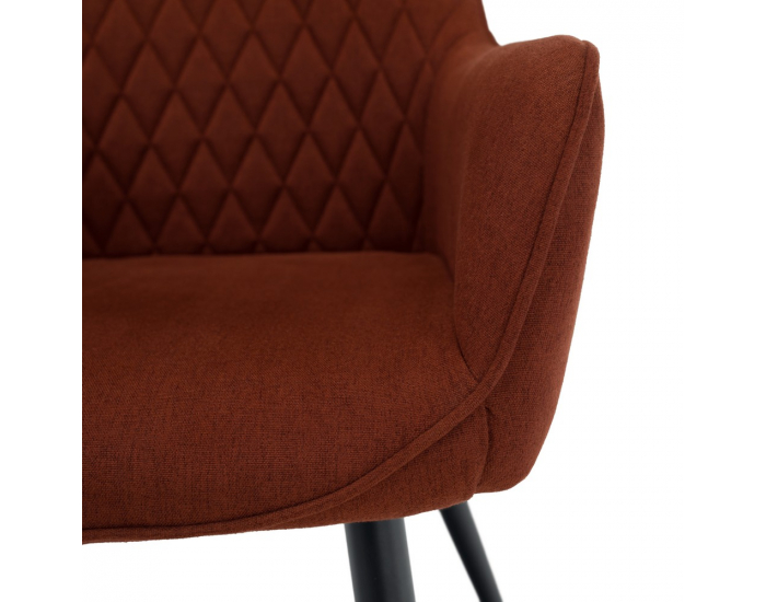 Jedálenské kreslo Oskor - hnedá / čierna