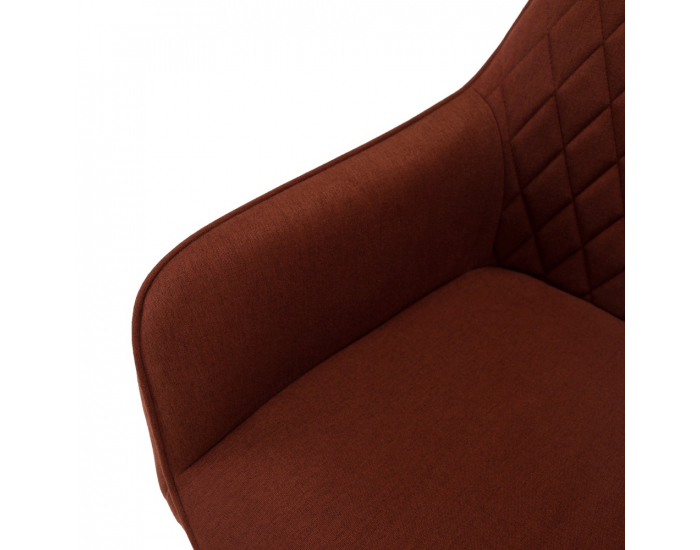 Jedálenské kreslo Oskor - hnedá / čierna