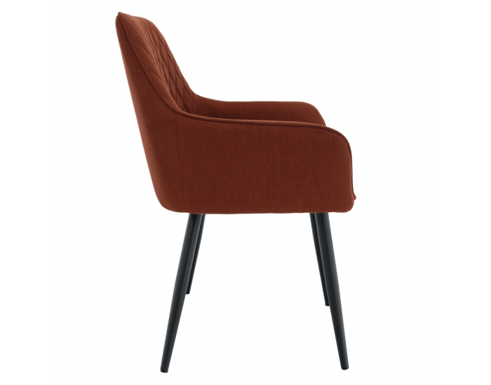 Jedálenské kreslo Oskor - hnedá / čierna