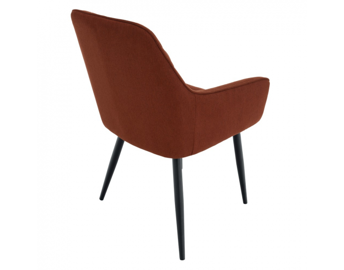 Jedálenské kreslo Oskor - hnedá / čierna