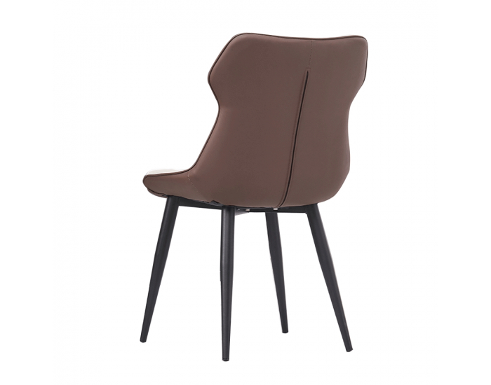 Jedálenská stolička Ostela - béžová / hnedá / čierna