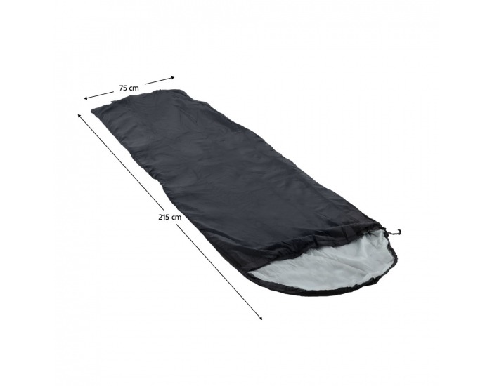 Turistický spací vak Pamio - čierna 