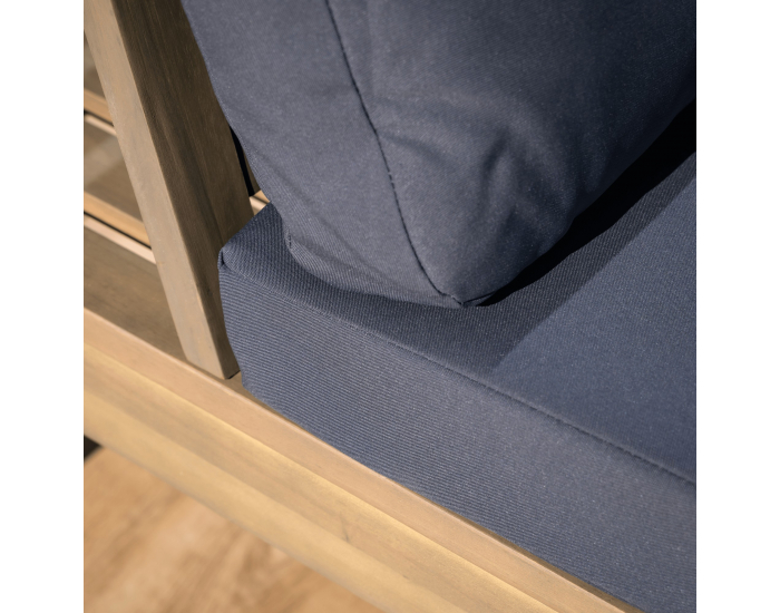 Záhradný nábytok Parag - hnedá / tmavosivá