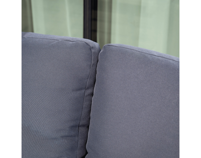 Záhradný nábytok Parag - hnedá / tmavosivá