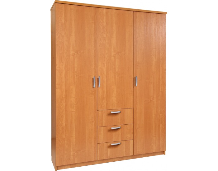 Šatníková skriňa Paris 150/60 3D - jelša