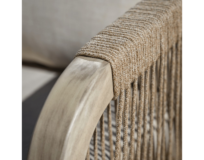 Záhradný nábytok Parven - béžová / prírodná patina