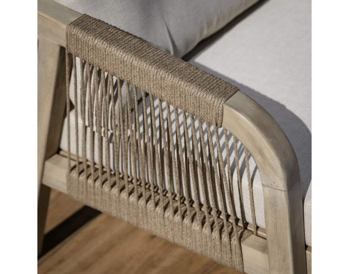 Záhradný nábytok Parven - béžová / prírodná patina