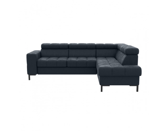 Rohová sedačka s rozkladom a úložným priestorom Pasat Roh P - tmavosivá