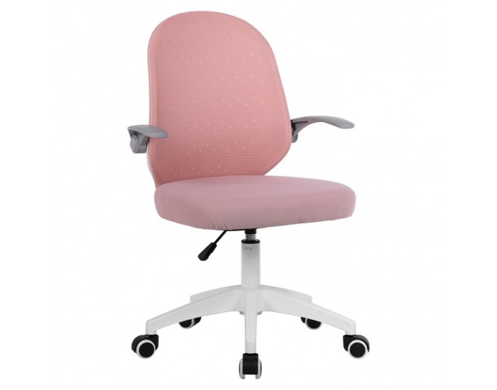 Kancelárske kreslo Pastura - ružová / biela