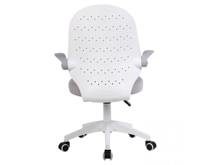 Kancelárske kreslo Pastura - sivá / biela