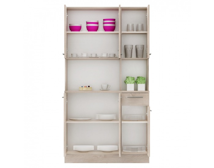 Šesťdverový kredenc Pelion New - dub sonoma