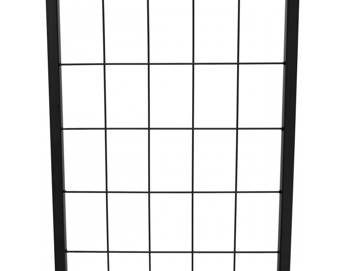 Záhradná oblúková pergola na kvety Perisa - čierna