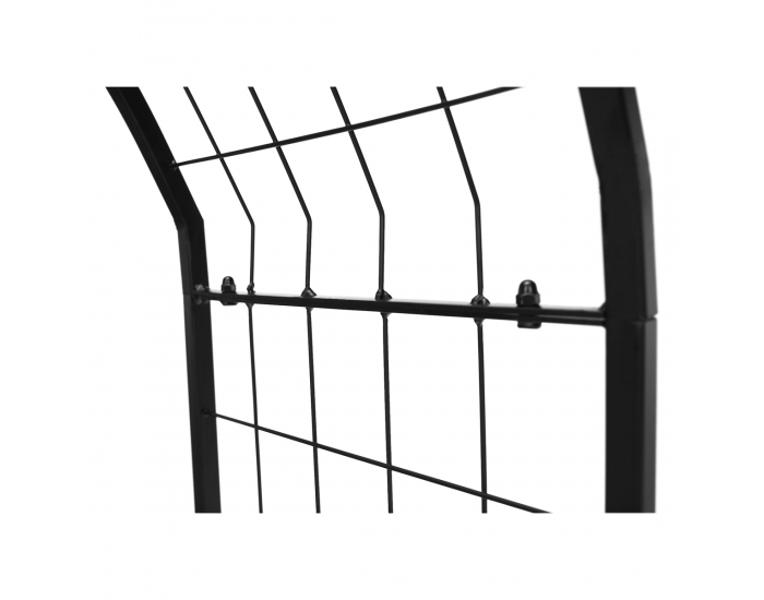 Záhradná oblúková pergola na kvety Perisa - čierna