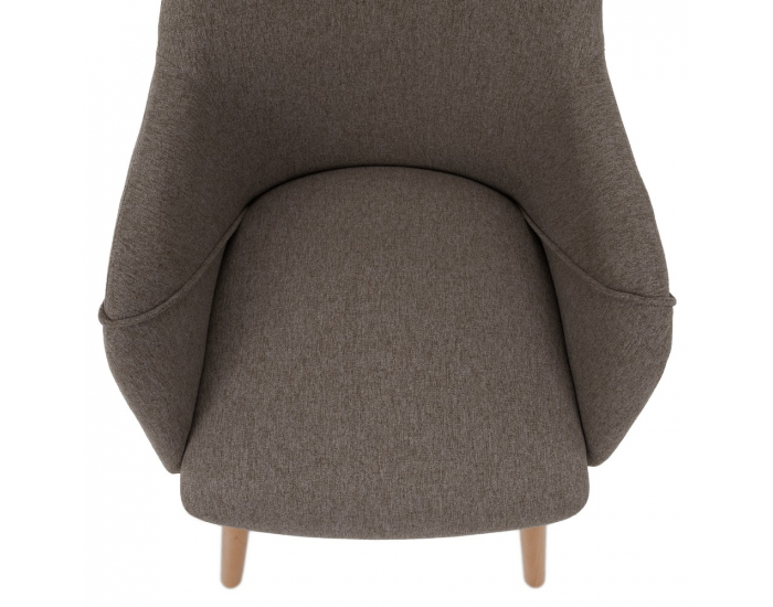 Jedálenské kreslo Petrus - hnedá / buk