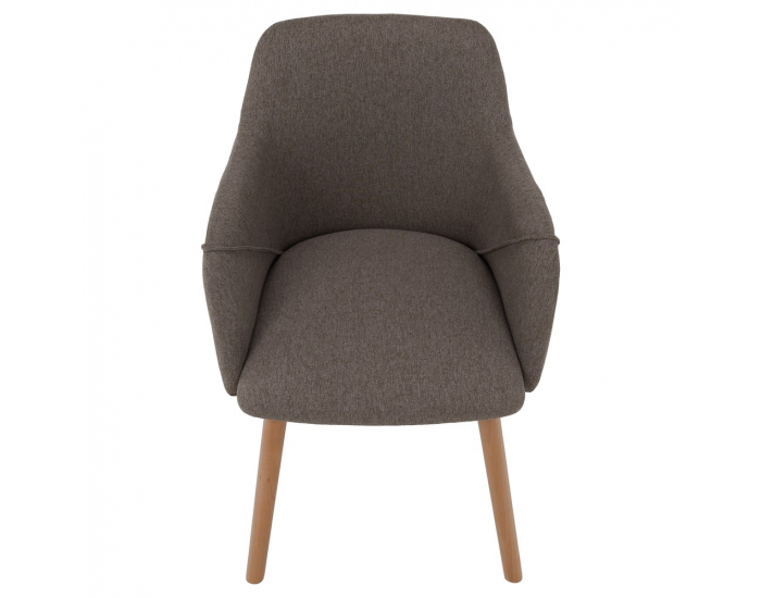 Jedálenské kreslo Petrus - hnedá / buk