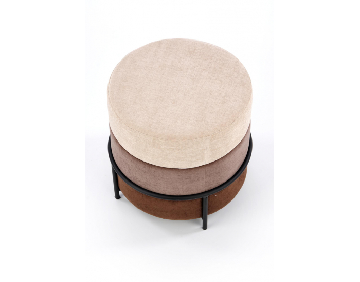 Taburetka Picolo - hnedá / čierna