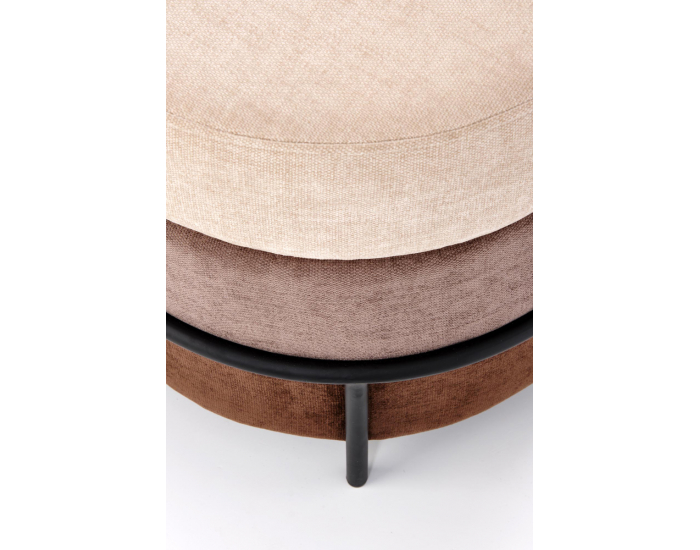 Taburetka Picolo - hnedá / čierna