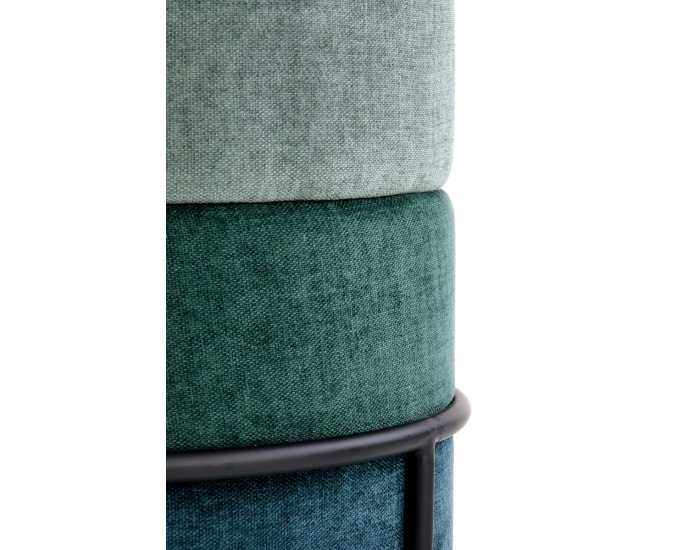 Taburetka Picolo - zelená / čierna